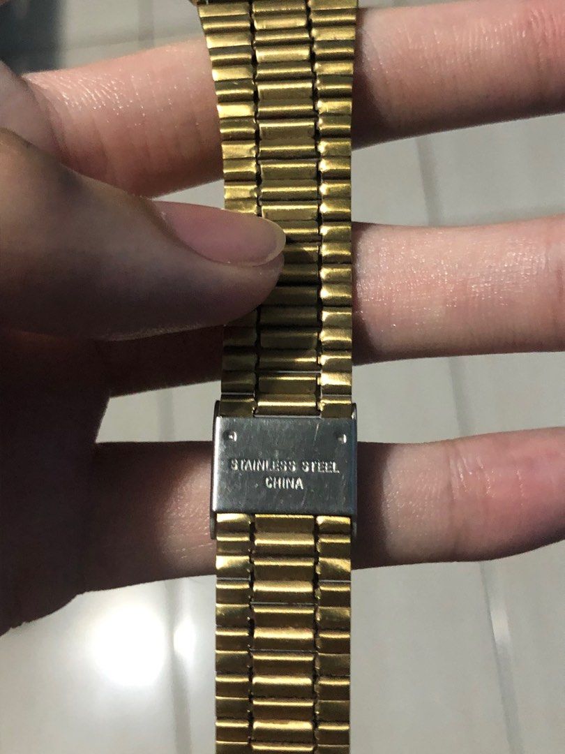 Vintage Casio AQ230 Gold, Women's Fashion, Watches & Accessories ...