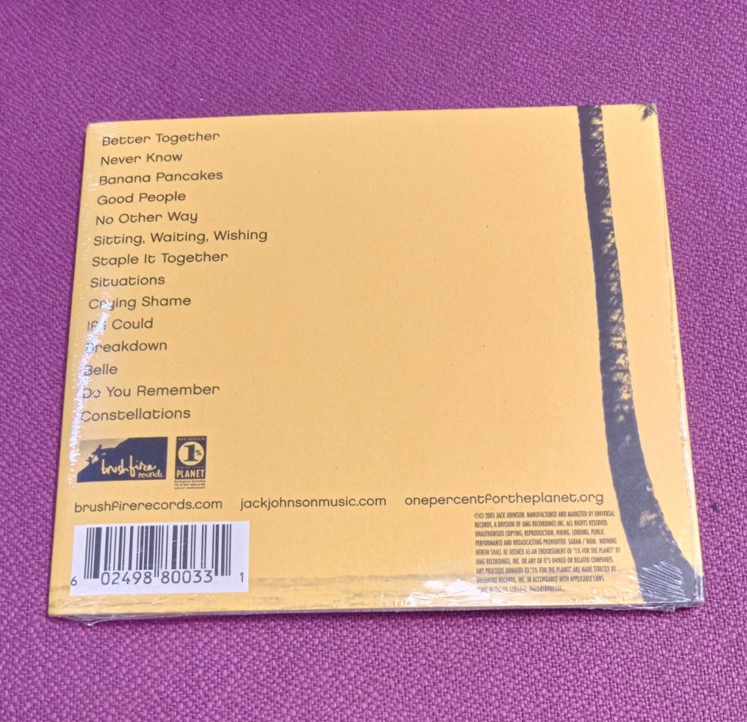 CD/全新/Jack Johnson~ In Between Dreams （分類：預購）位於 Hong Kong。 由 m1500204 提交（商品編號 1263022405，圖片 2）。簡介： CD/全新/Jack Johnson~ In Between Dreams。
