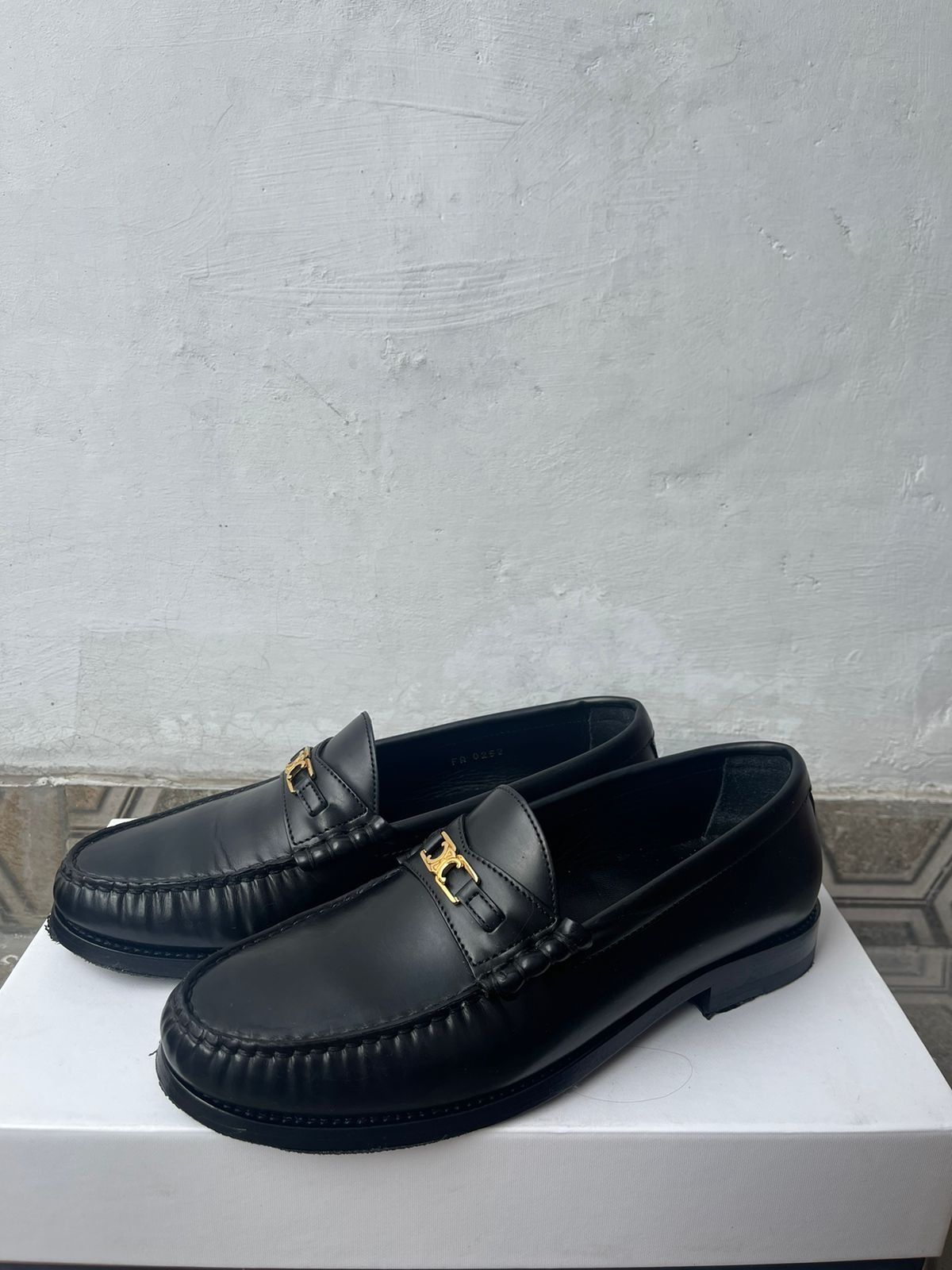 Celine Luco Triomphe loafer size 39 black Luxury Sneakers