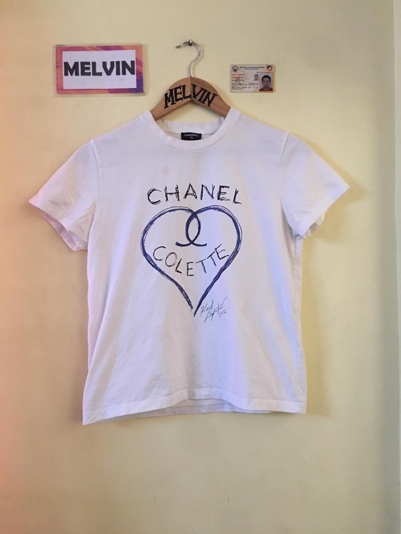 Chanel Colette Tee, Women's Fashion, Tops, Shirts on Carousell