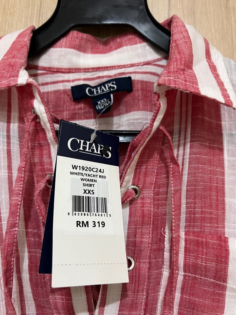 womens chaps button down shirts