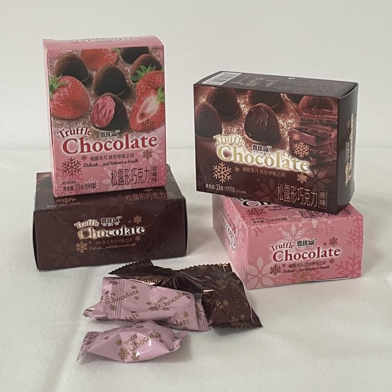 Chocolate truffle wedding candies, wedding souvenirs, individually