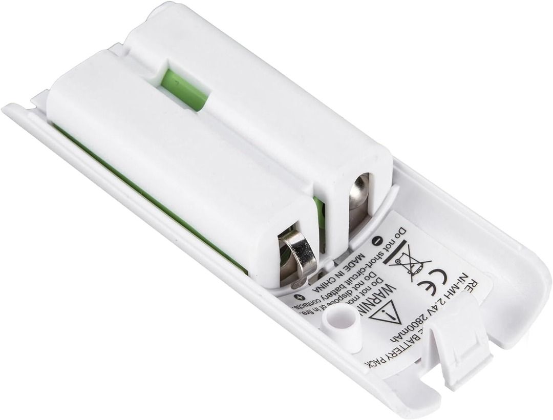 CICMOD 2x Capacity 2800mAh Rechargeable Battery for Wii Remote Controller  White, Mobile Phones & Gadgets, Mobile & Gadget Accessories, Chargers &  Cables on Carousell