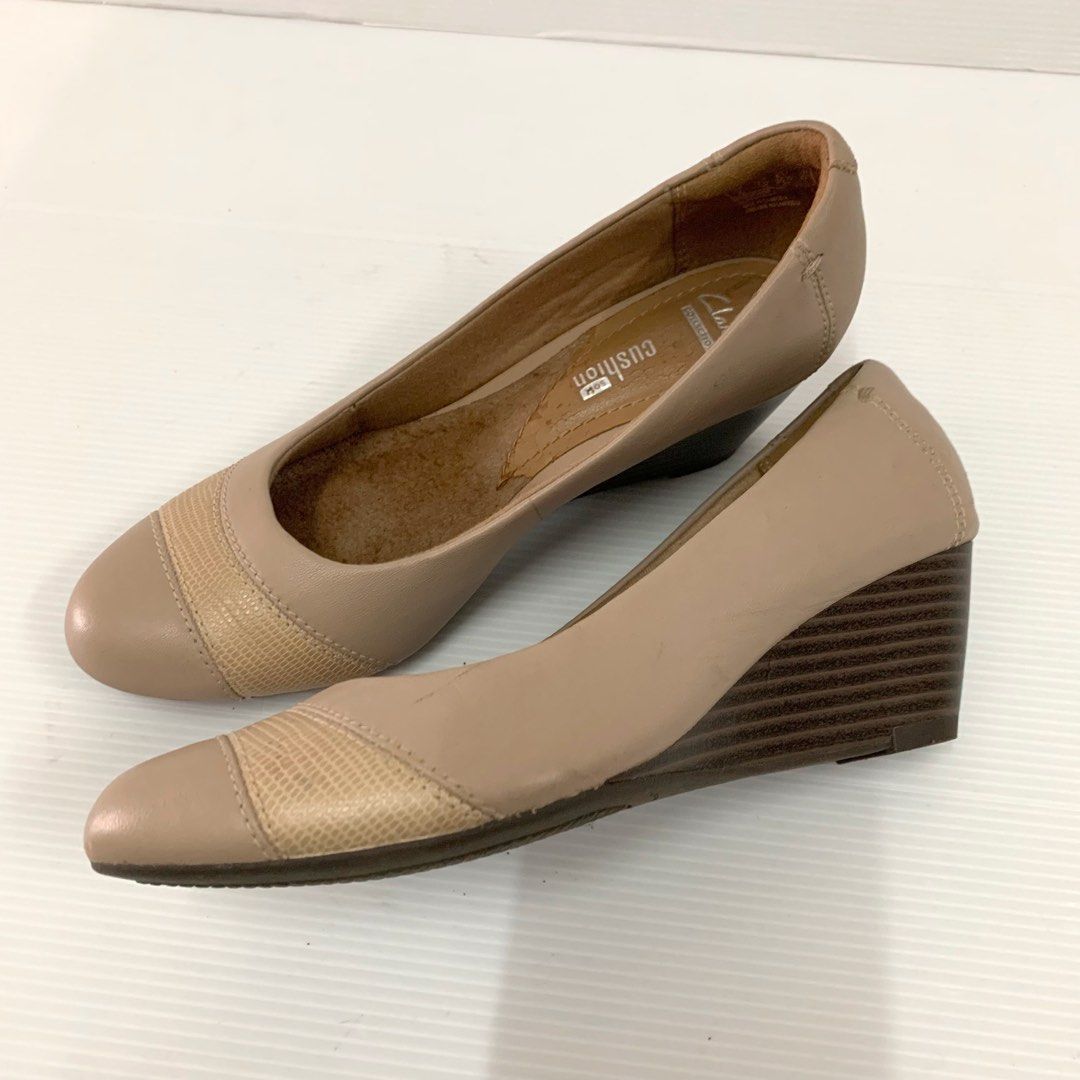 Clarks Soft Cushion Leather Shoes