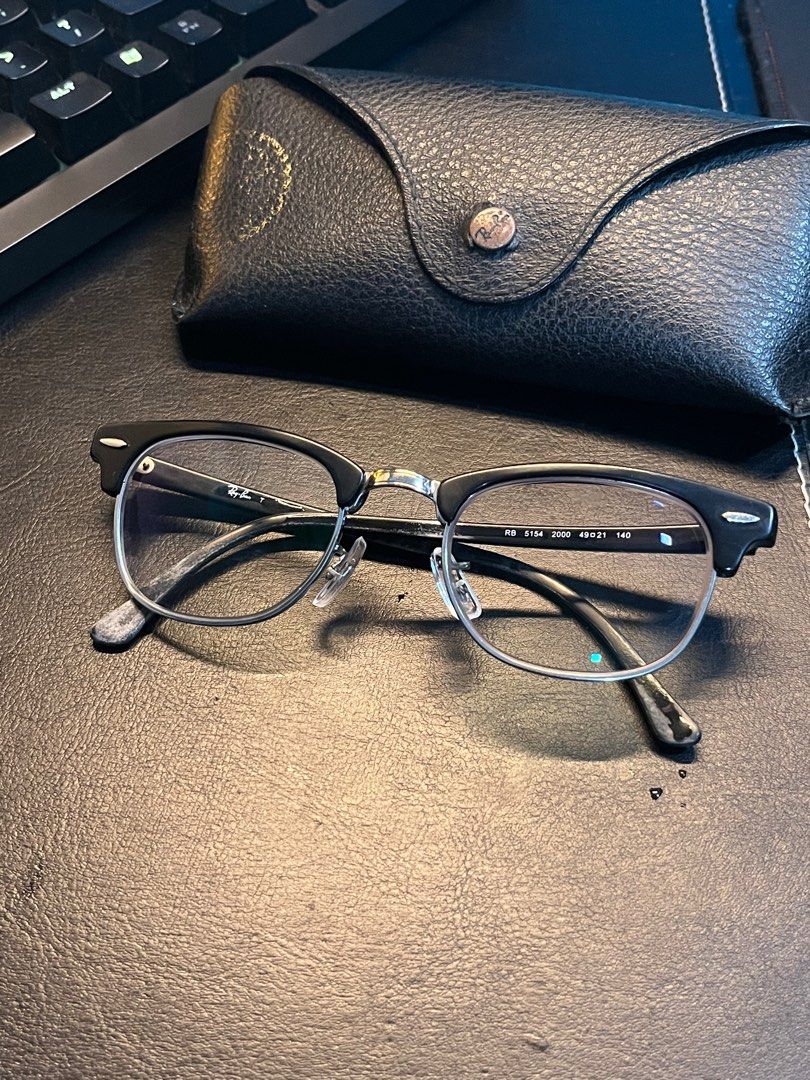 CLEARANCE Rayban Clubmaster 49 Size Black PROMO