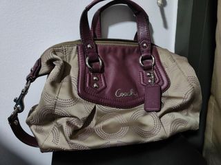 READY STOCK !! Coach F36674 Slant Shoulder Bag Fashion The single shoulder  bag