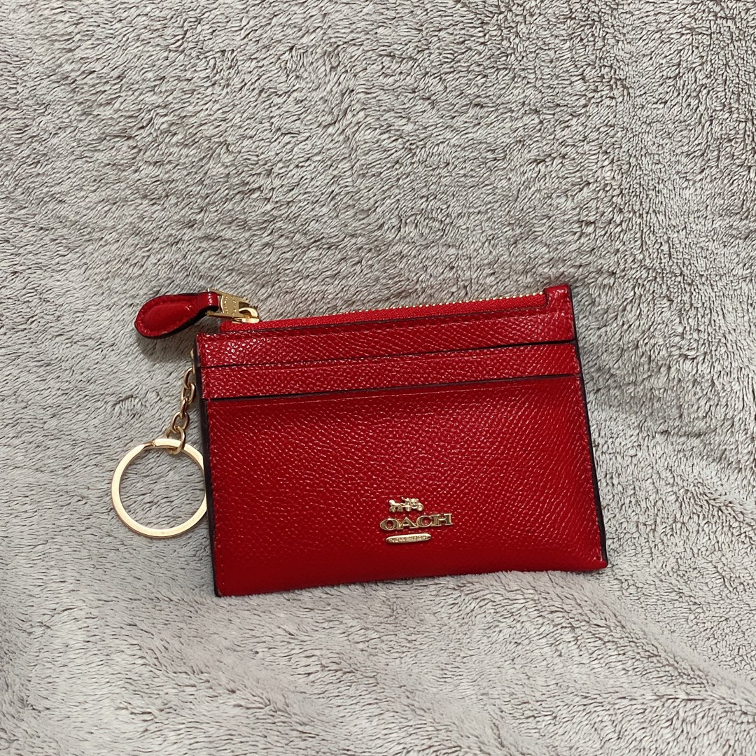 Coach Card Holder Wallet, Luxury, Bags & Wallets on Carousell