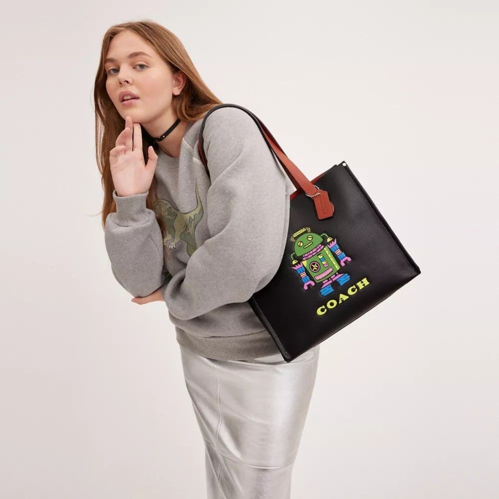 Central tote with zip on sale with rexy and carriage
