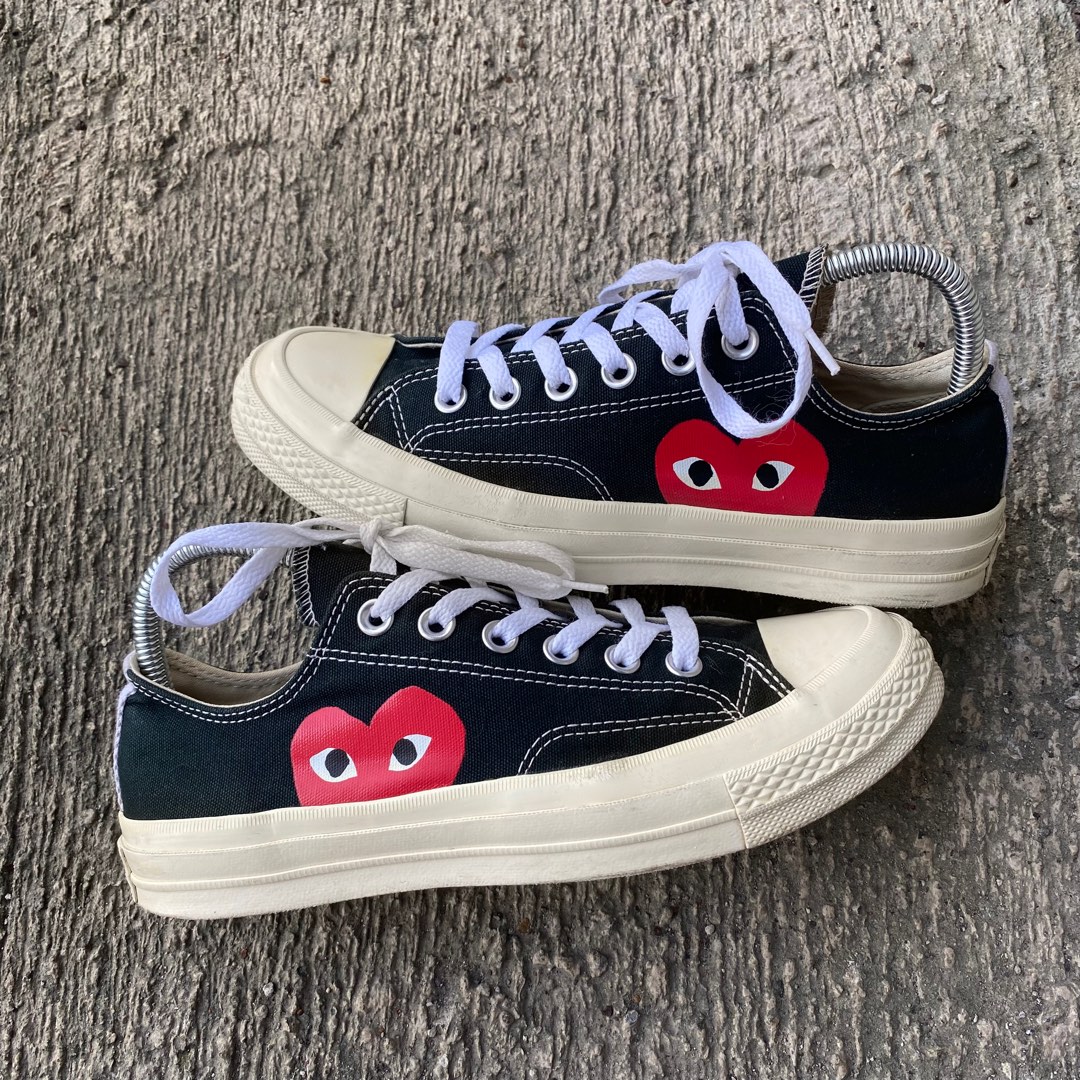CONVERSE CDG PLAY LOW BLACK Women s Fashion Footwear Sneakers