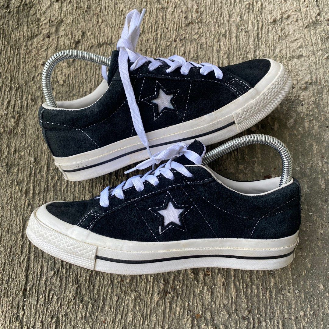 Converse one online star black womens