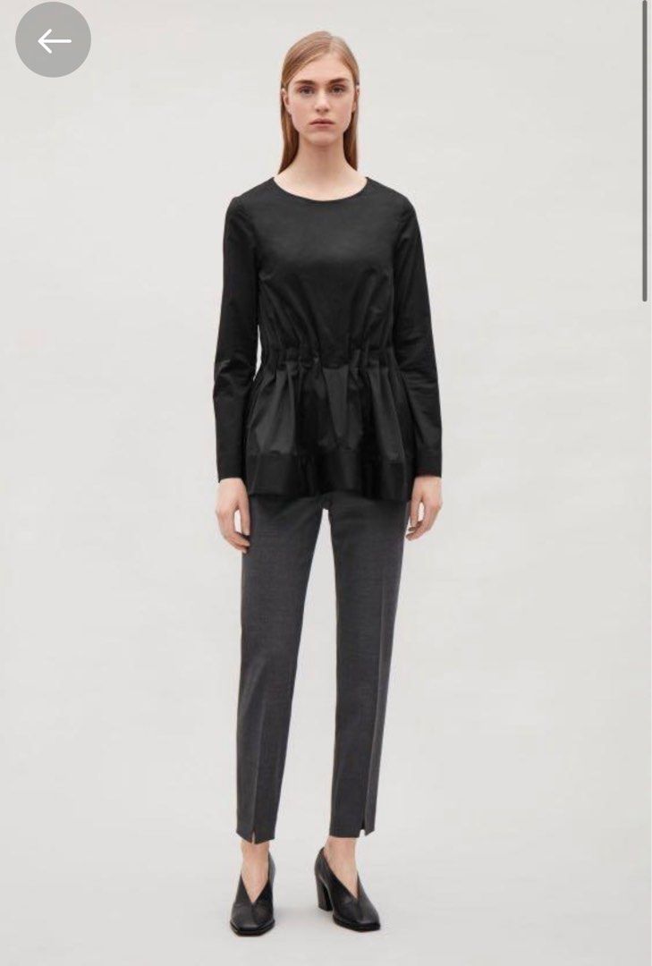 Cos peplum top sales