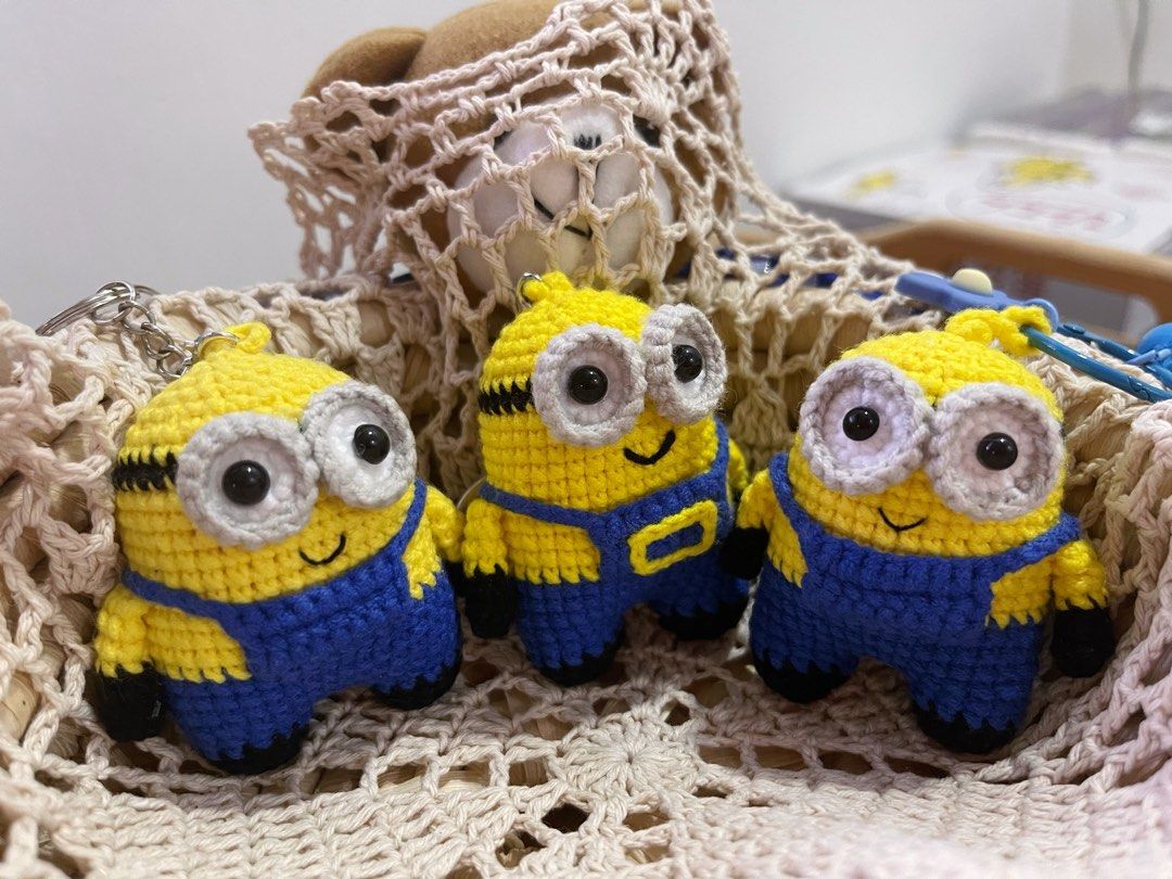 Minion keychain hotsell