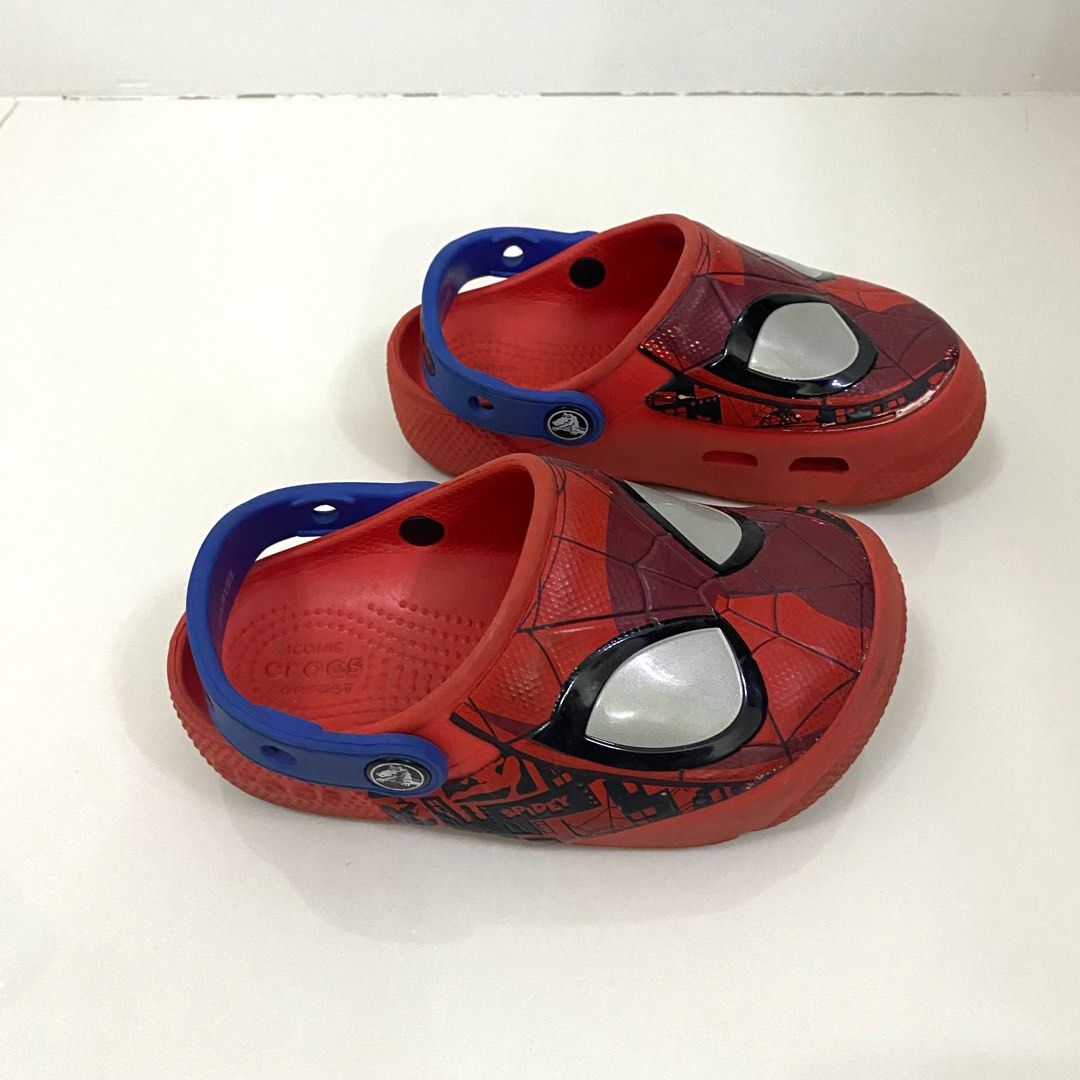 Spiderman crocs hot sale size 10