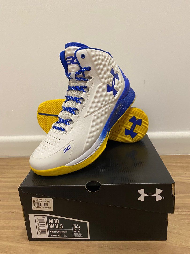 Curry 1 blue and yellow shop