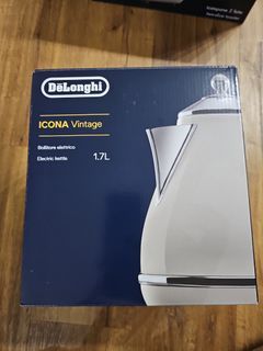 Unboxing Delonghi Icona Vintage Electric Kettle 1.7L (Olive Green