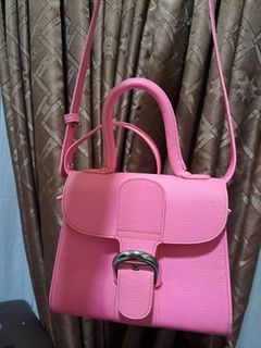 Delvaux Brillon Mini 2-way Bag Box Calf Light Pink Gold Hardware Auction