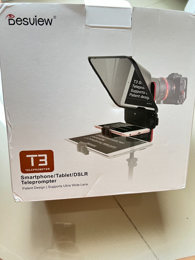 Desview T3 Broadcast Teleprompter, Fotografi di Carousell