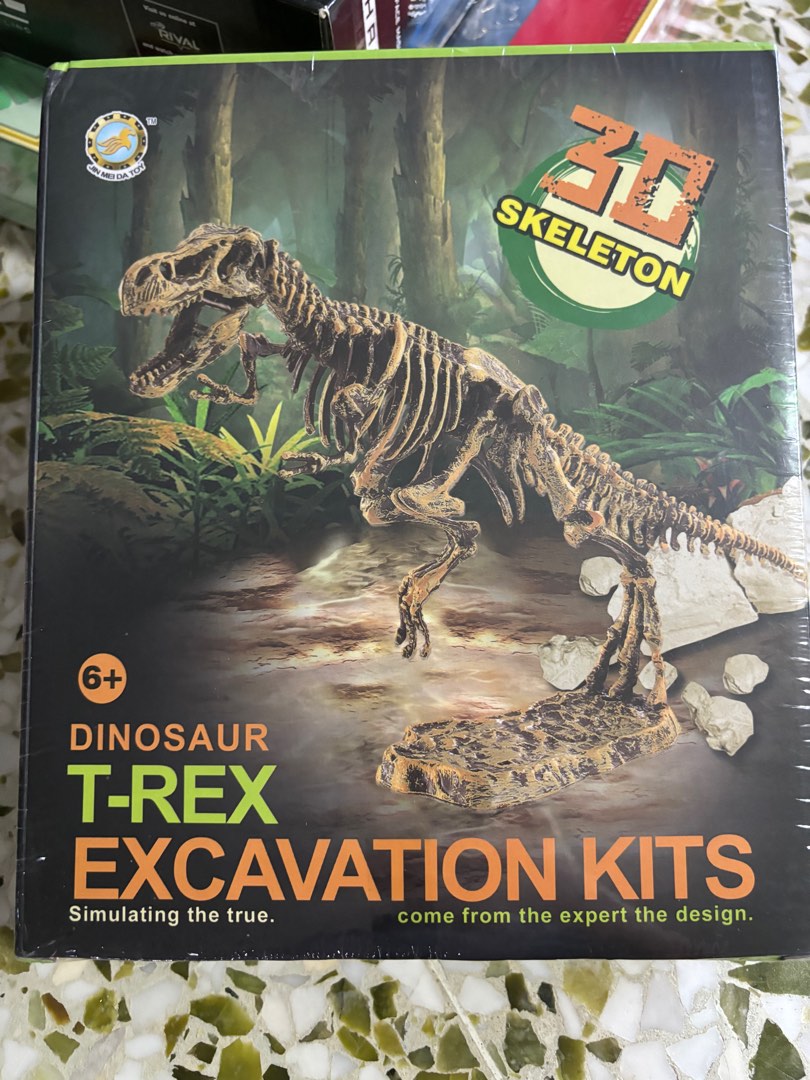 Dinosaur Excavation Kit, Hobbies & Toys, Toys & Games on Carousell