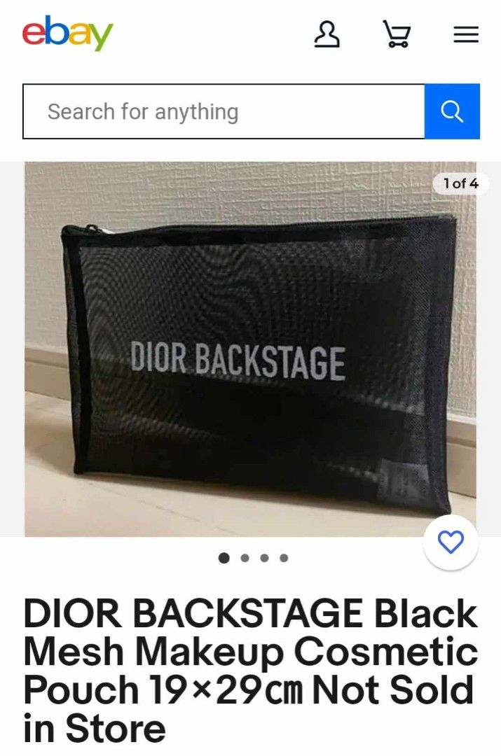 DIOR BACKSTAGE BIG VANITY POUCH, Luxury, Bags & Wallets on Carousell