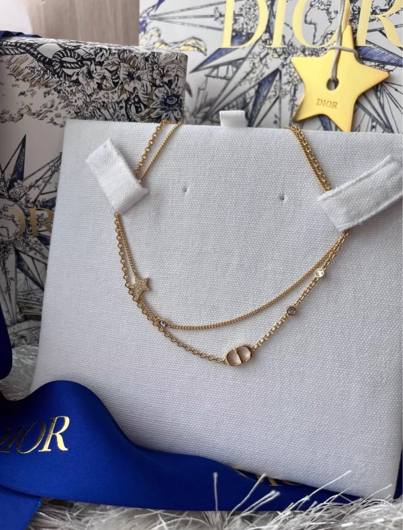 Petit cd store double necklace