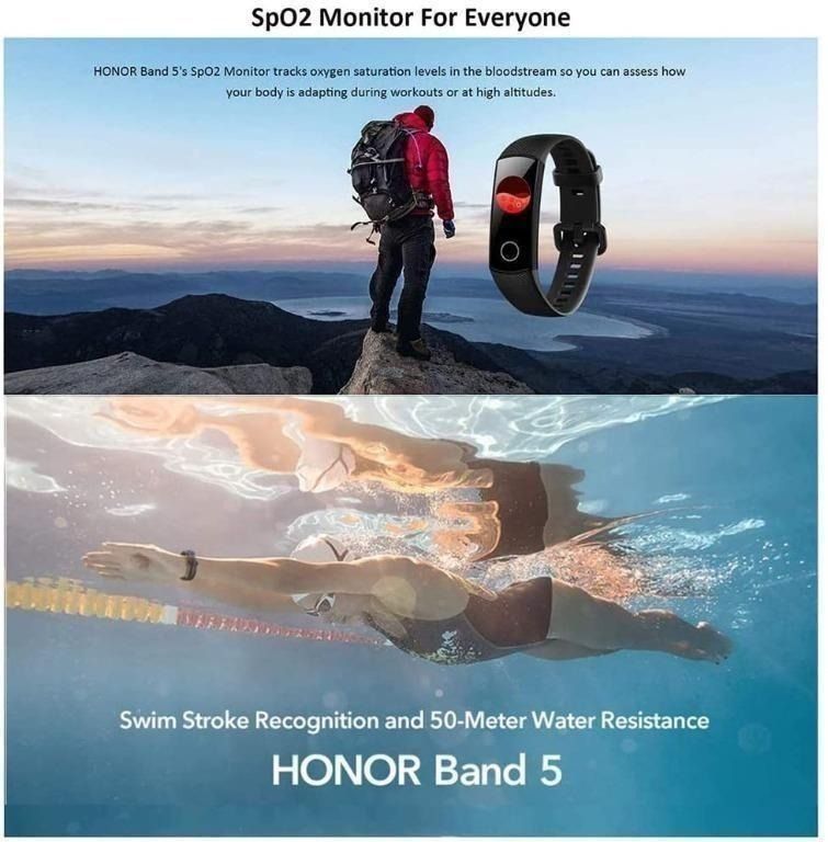 Honor band 5 water discount resistant