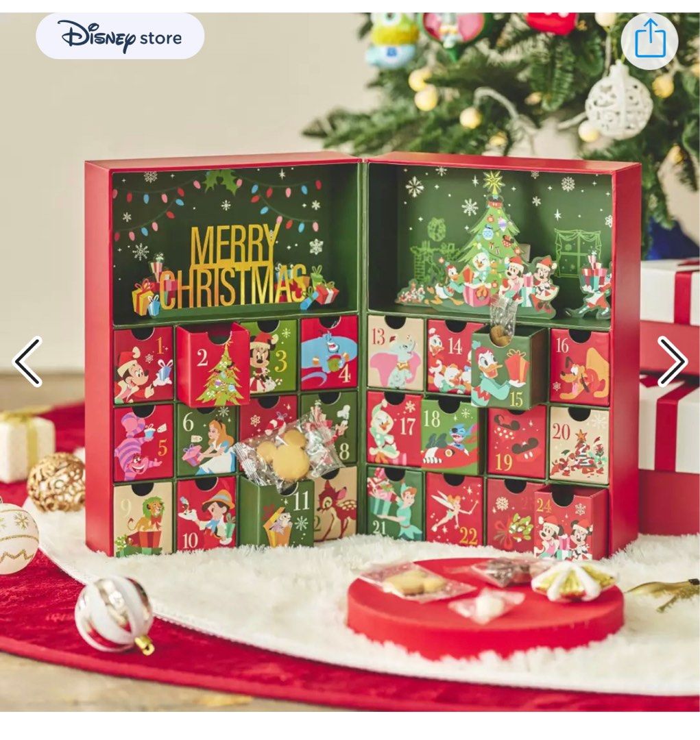 Disney Japan Advent Calendar 嘢食 嘢飲 包裝食物 即食食物 Carousell