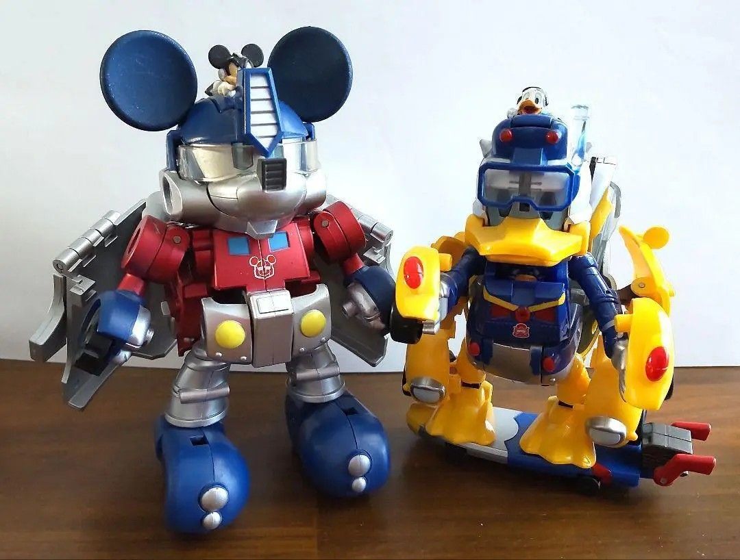 Disney Label Transformers Mickey Mouse Donald Duck original color