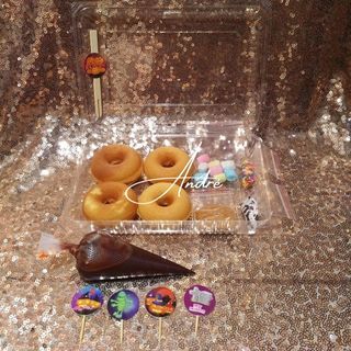 DIY Mini Donuts Halloween Trick or Treat Pancake Mini Donuts Do It Yourself Dessert Kids For Kids Party