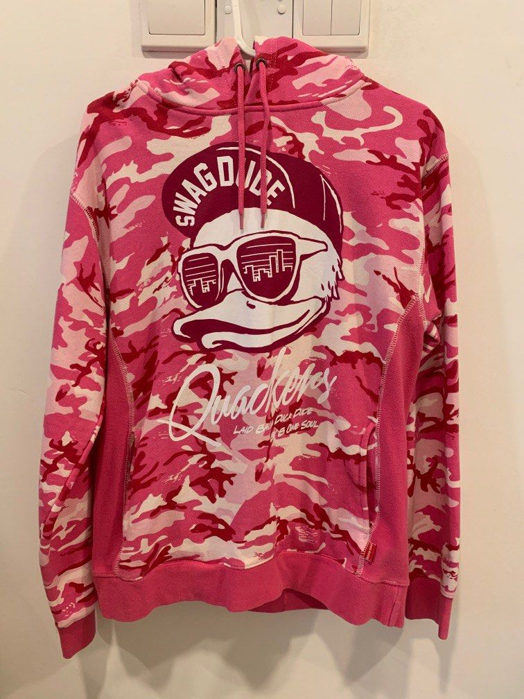 Pink camo hellboy hotsell hoodie