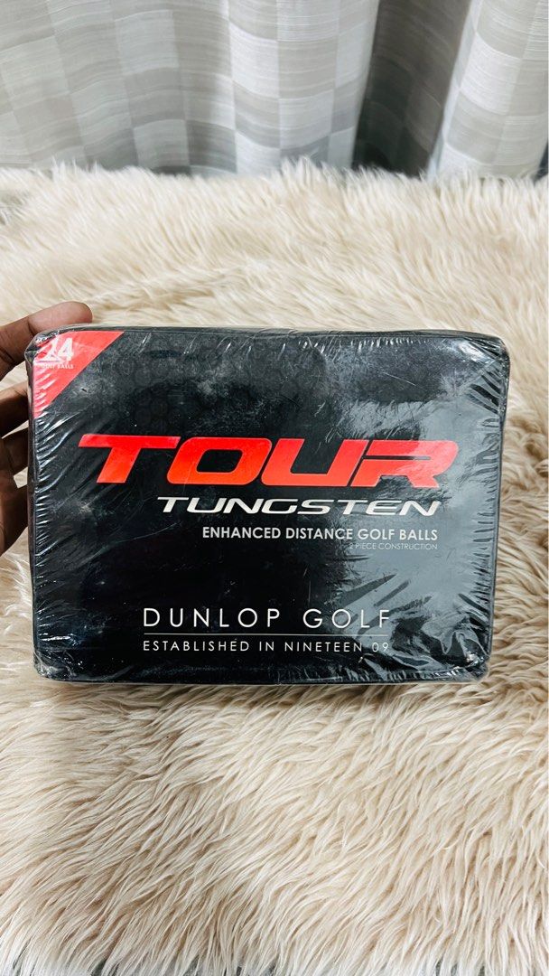Dunlop Tungsten Golf Balls 24 Pack Enhanced Distance, Sports Equipment