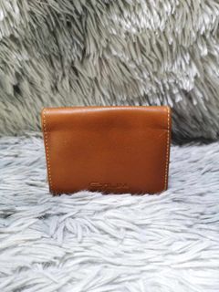 Exilim Brown Leather Coin Purse