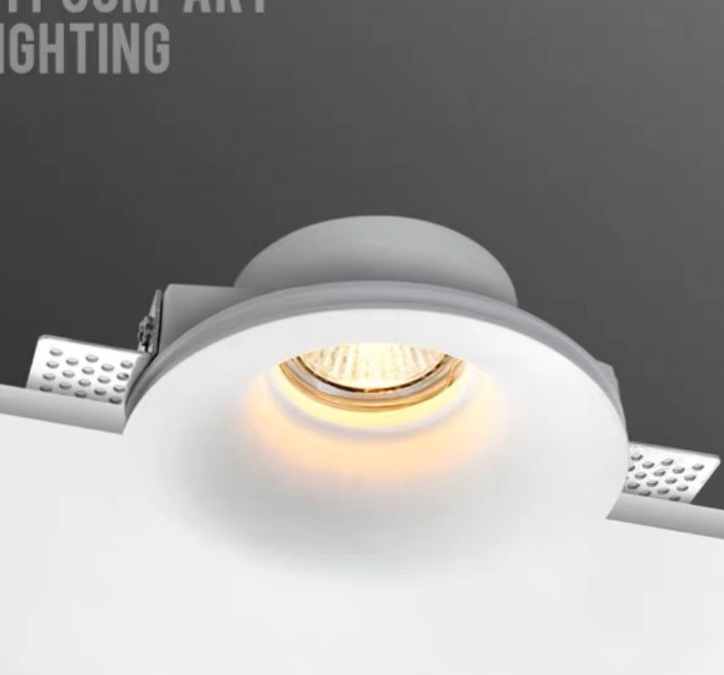 False ceiling flush gypsum installation down light seamless concealed led spotlight