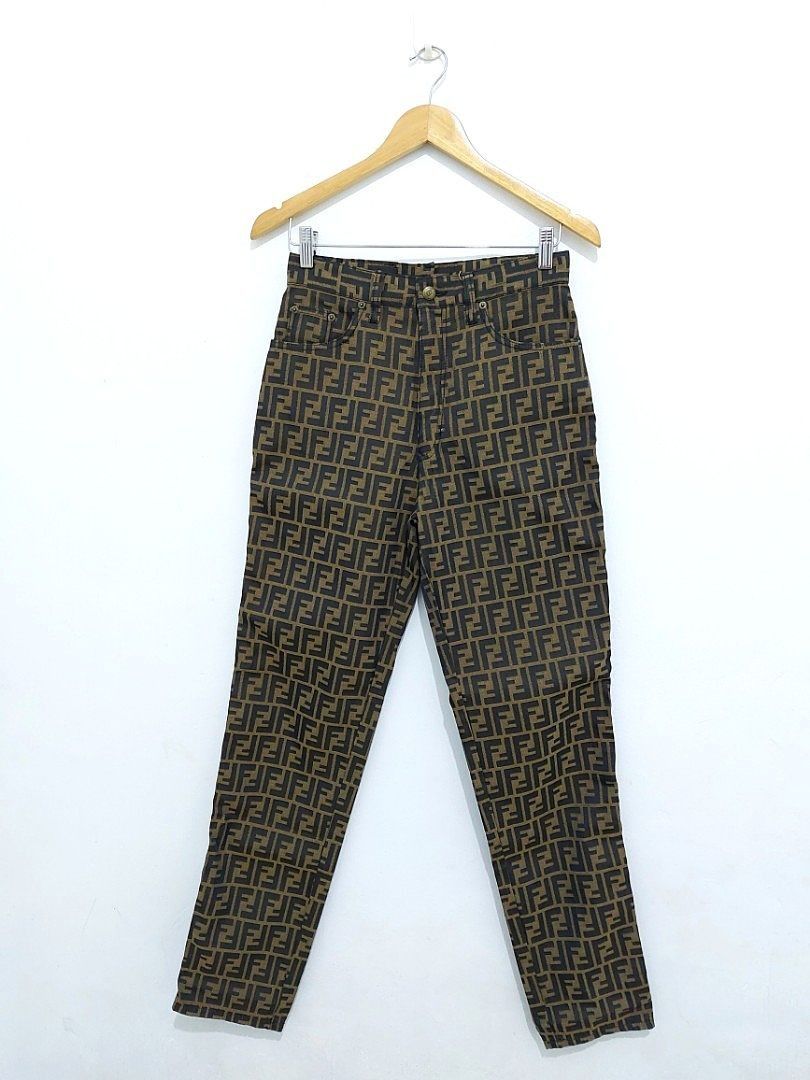 Fendi zucca monogram pants new arrivals