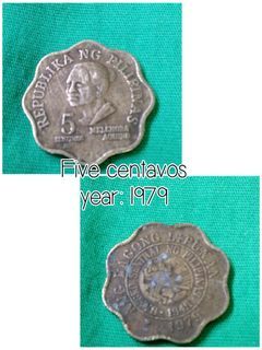 For Sale! 5 centavos collectible rare coin!