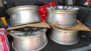 Ford Everest 2014 Model Stock Mags 4pcs only 18" 139pcd very good condition plus spare tire cover