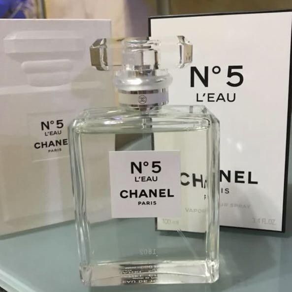 FREE SHIPPING Perfume Chanel N5 leau Perfume Tester new in BOX Perfume gift  set, Beauty & Personal Care, Fragrance & Deodorants on Carousell