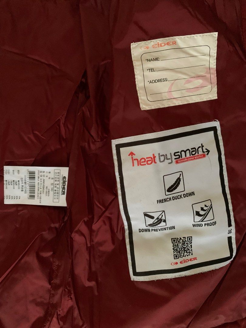 Eider duck down jacket top