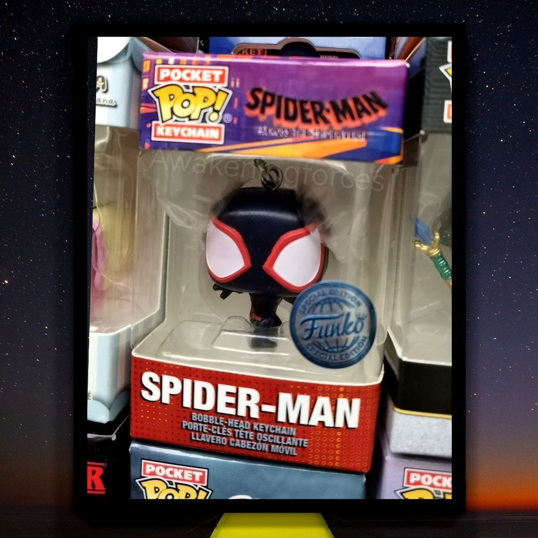 Miles morales sale funko pop keychain