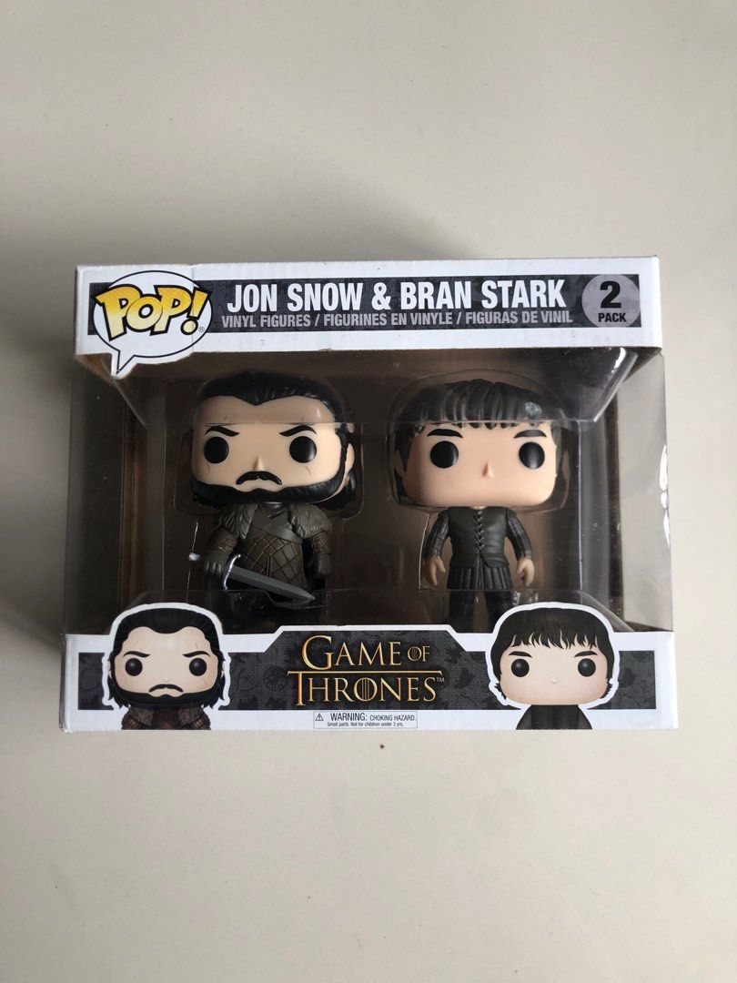Funko Pop Jon Snow Bran Stark Hobbies Toys Toys Games on