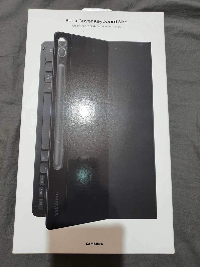 Samsung Galaxy Tab Book Cover Keyboard for S9+ S9+ FE Unused