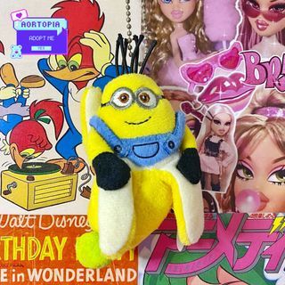 GANCI BONEKA MINION BANANA PISANG KECIL SUPER CUTE
