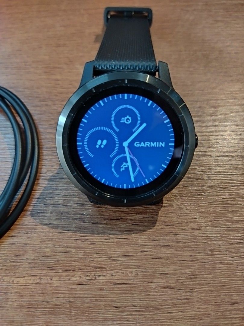 Garmin Vivoactive 3 Black with Slate Hardware Jam tangan pria