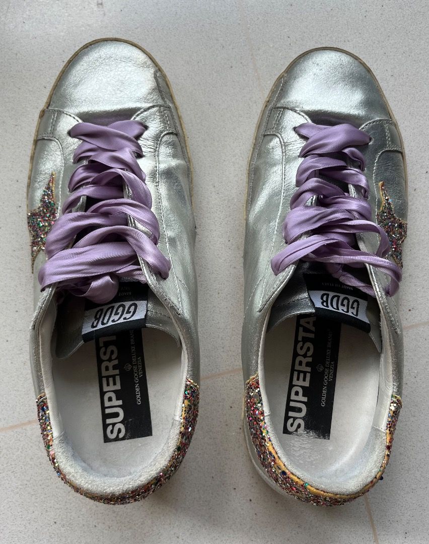 Golden Goose Deluxe Brand 31853 Super Star Sparkly Glitter