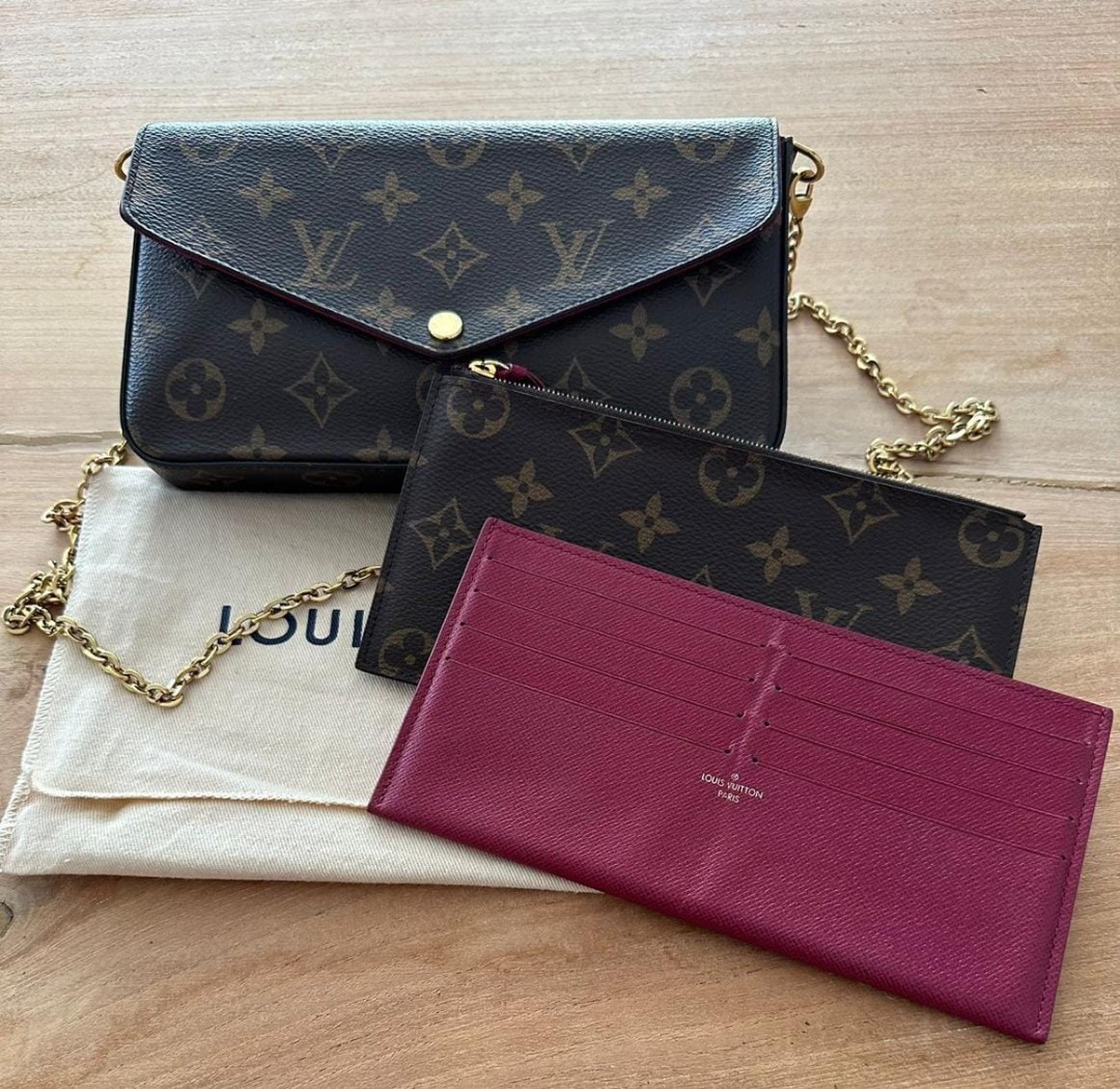 Jual Louis Vuitton LV Felice Felicie WOC wallet on chain Monogram