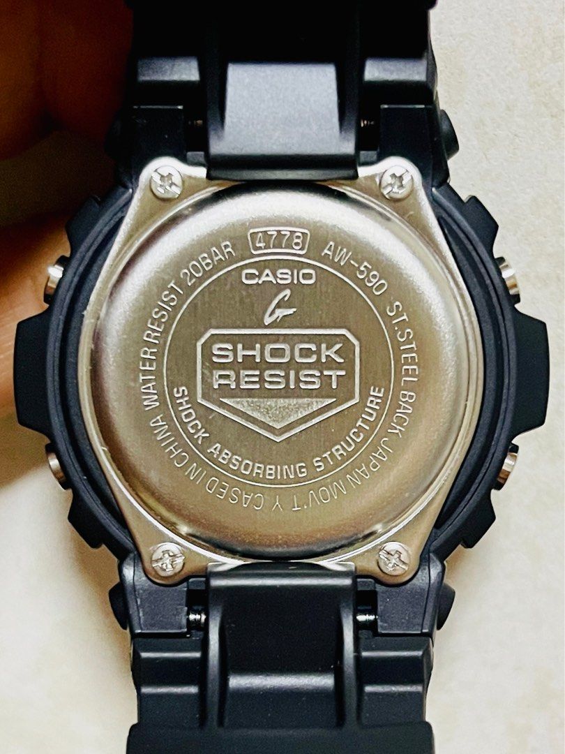 G shock best sale aw 590 manual