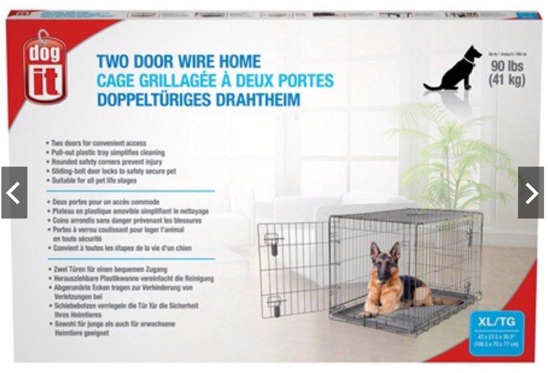 Hagen Dogit 2 Door Dog Crate XL, Pet Supplies, Homes & Other Pet