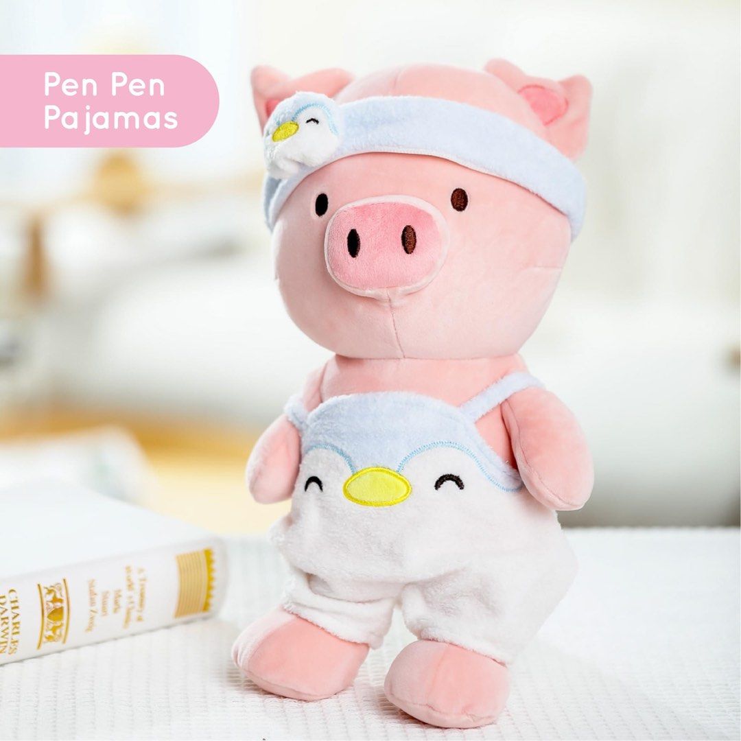 Miniso pig stuffed toy store