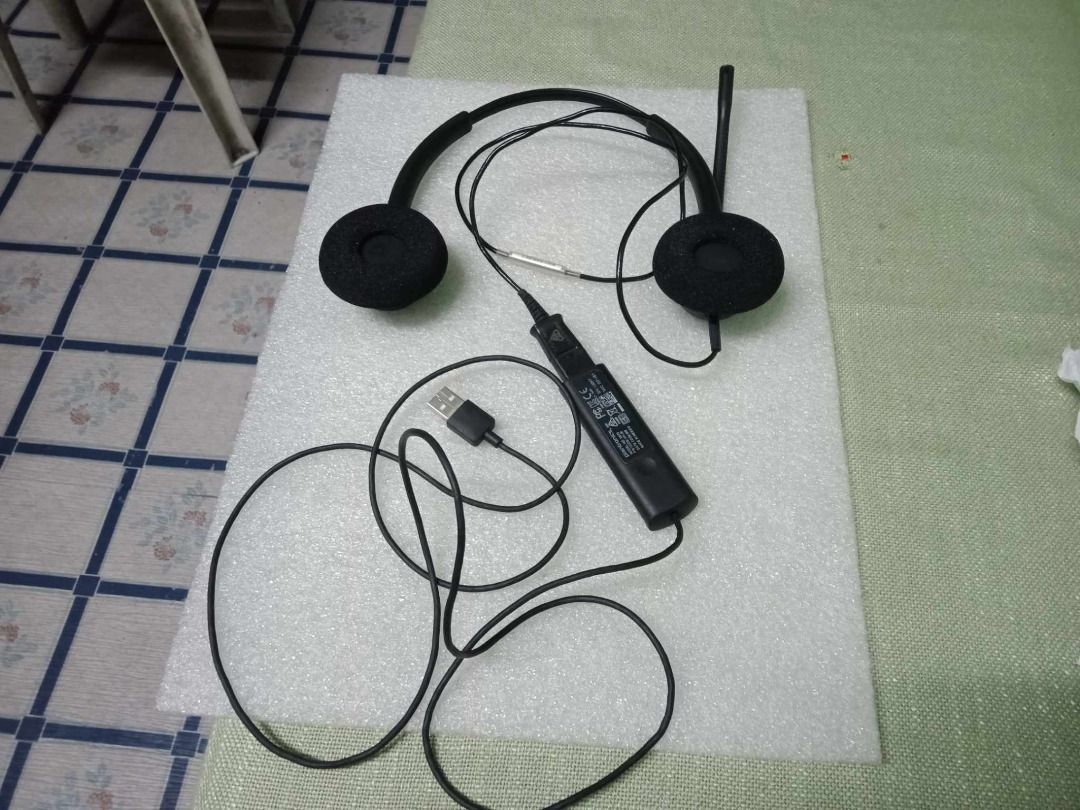 headset Plantronics DA70 Audio Headphones Headsets on Carousell