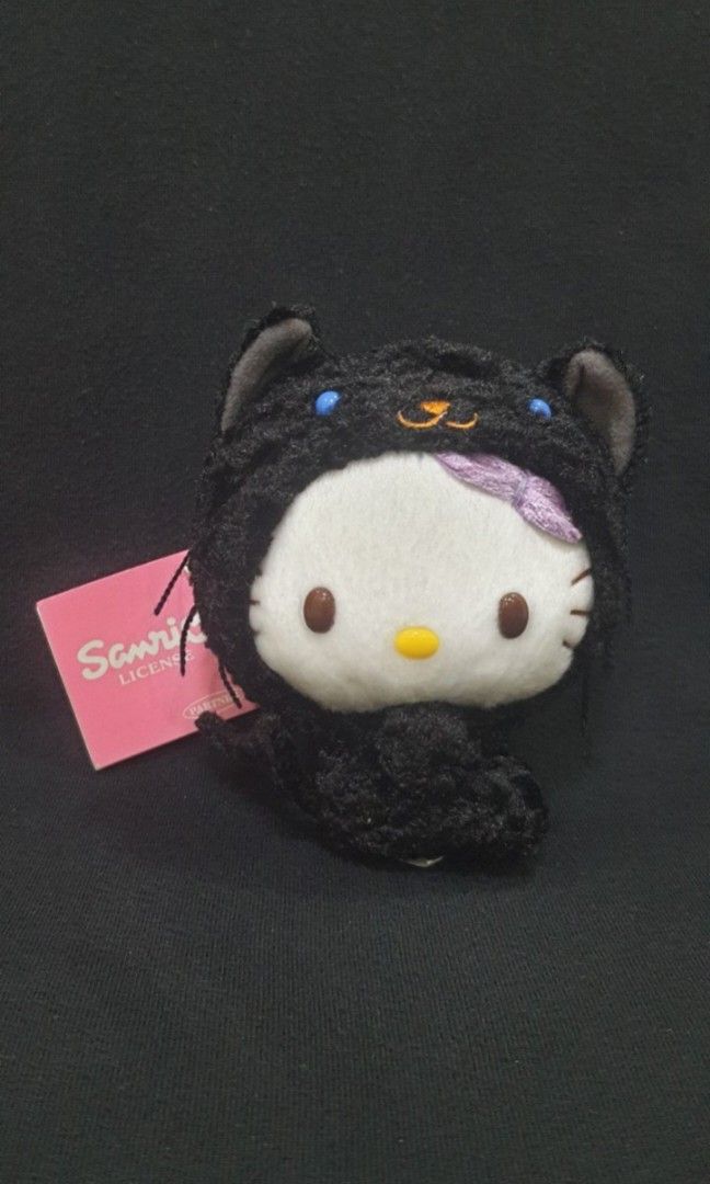 Hello Kitty Black Cat Charm, Hobbies & Toys, Toys & Games on Carousell