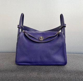 Hermes Blue Brighton and Capucine Lindy 30 Verso Phw., Luxury